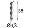 Схема DIN7982 6,3х38 А2