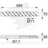 СтБукРВ70х70х650