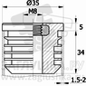 ILTFA35x1,5-2 M8